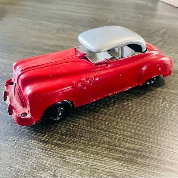 Vintage 1950s HUBLEY‎ KIDDIE-TOY # 465 Green Buick Convertible Hardtop 7" Long - Picture 3 of 11